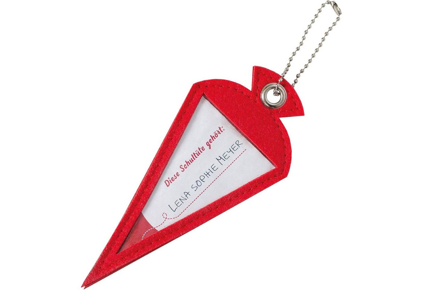 Roth Ideen Schultüte ROTH Schultüten Namensschild Anhänger aus Filz mit Kugelkette Roth Ideen Schultüte ROTH Schultüten Namensschild Anhänger aus Filz mit Kugelkette von Roth Ideen