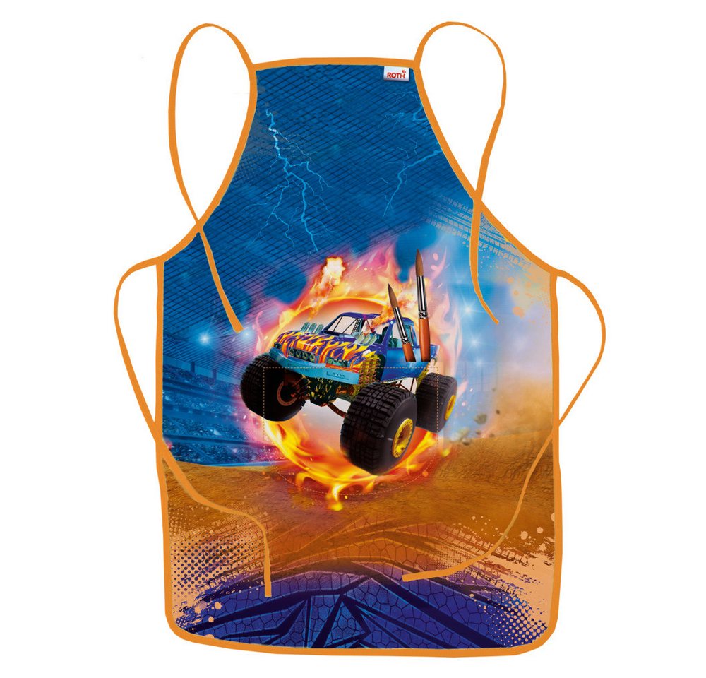 Roth Freizeittasche Roth Kinderschürze Monstertruck Fire 40x60cm von Roth