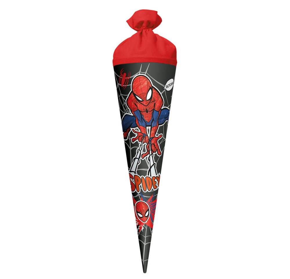 Roth Freizeittasche Roth Schultüte Marvel Spider-Man rund Filzverschluss 70cm von Roth