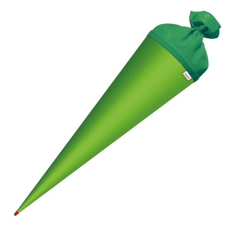 Roth Schultüte Basteltüte 70 cm, rund grün Einschulung Zuckertüte Rot(h)-Spitze Filz-Verschluss von Roth