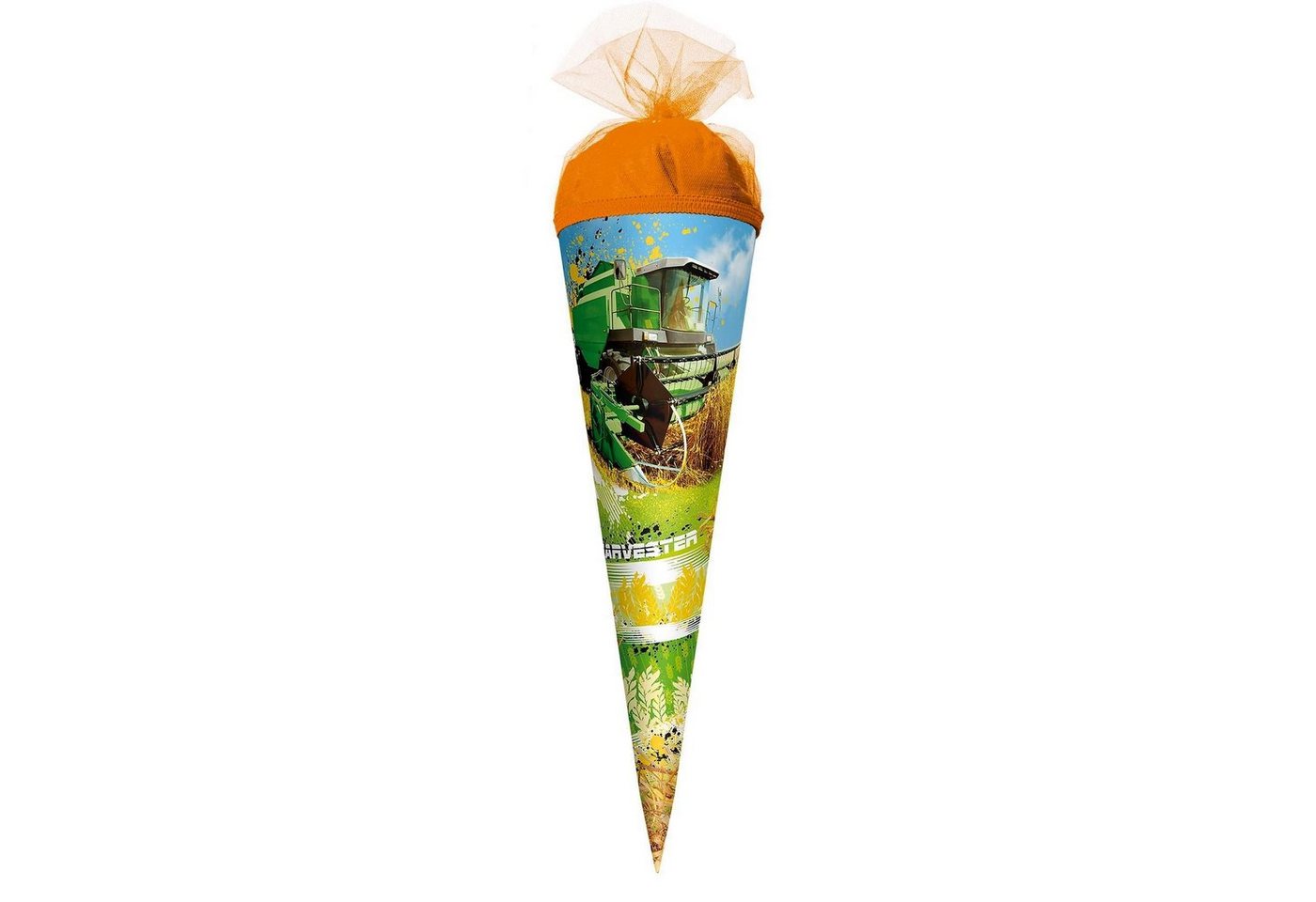 Roth Schultüte Motiv-Schultüte Mähdrescher 50cm rund Tüllverschluss Roth Schultüte Motiv-Schultüte Mähdrescher 50cm rund Tüllverschluss von Roth