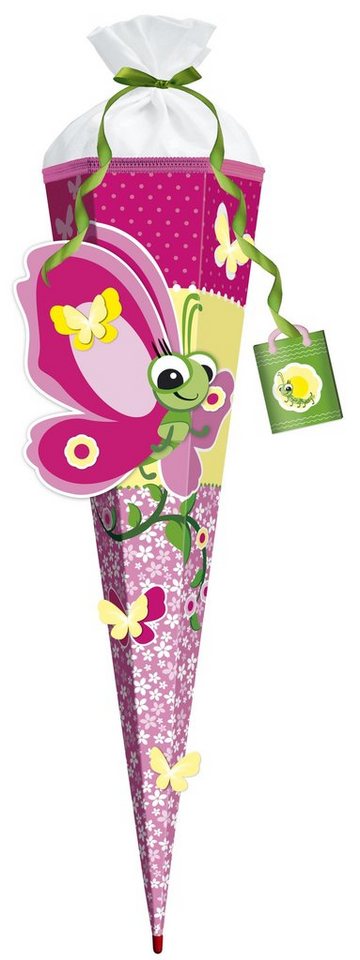 Roth Schultüte ROTH 3D-Schultten-Bastelset "Schmetterling Lilly", 6-eckig von Roth