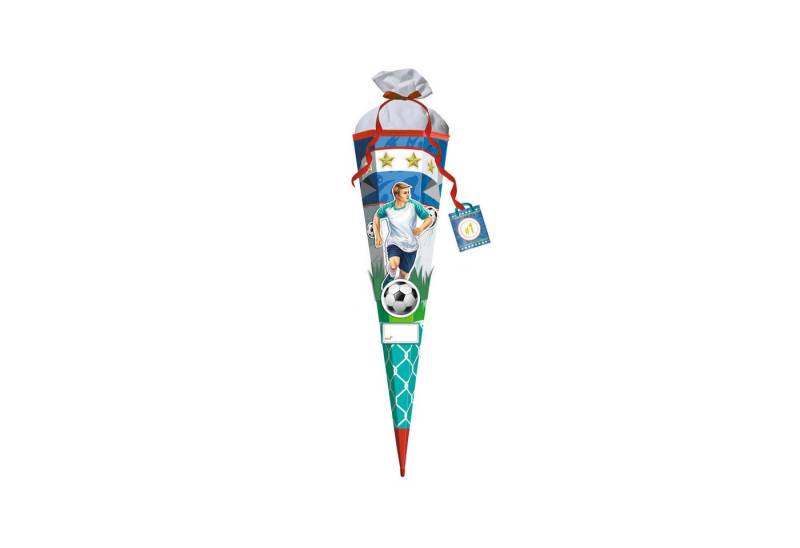 Roth Schultüte Roth 3D-Motiv-ST Stürmer Sam, 80cm, eckig, Filzverschluss, Verschluss Filz von Roth