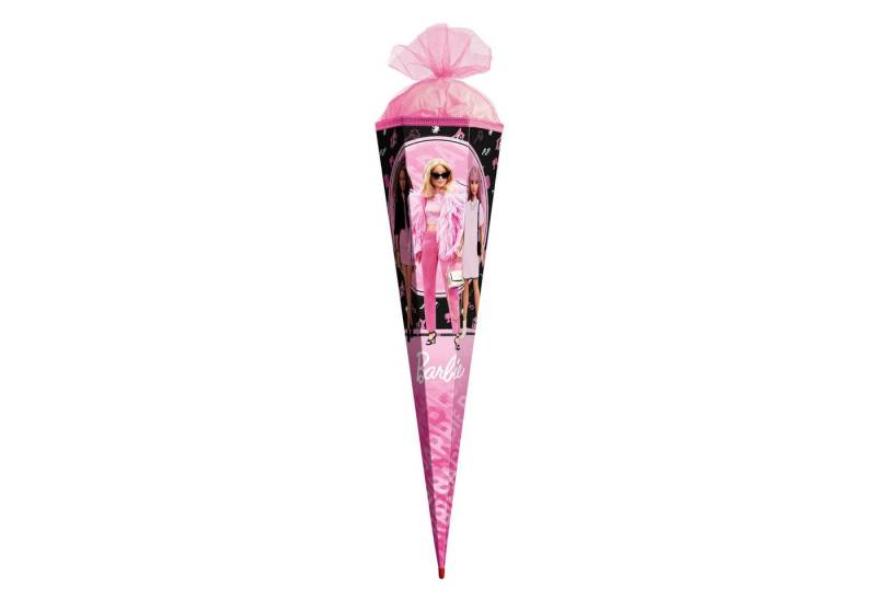 Roth Schultüte Roth Schultüte 85cm Barbie eckig Tüllverschluss Rot(h)-Spitze von Roth
