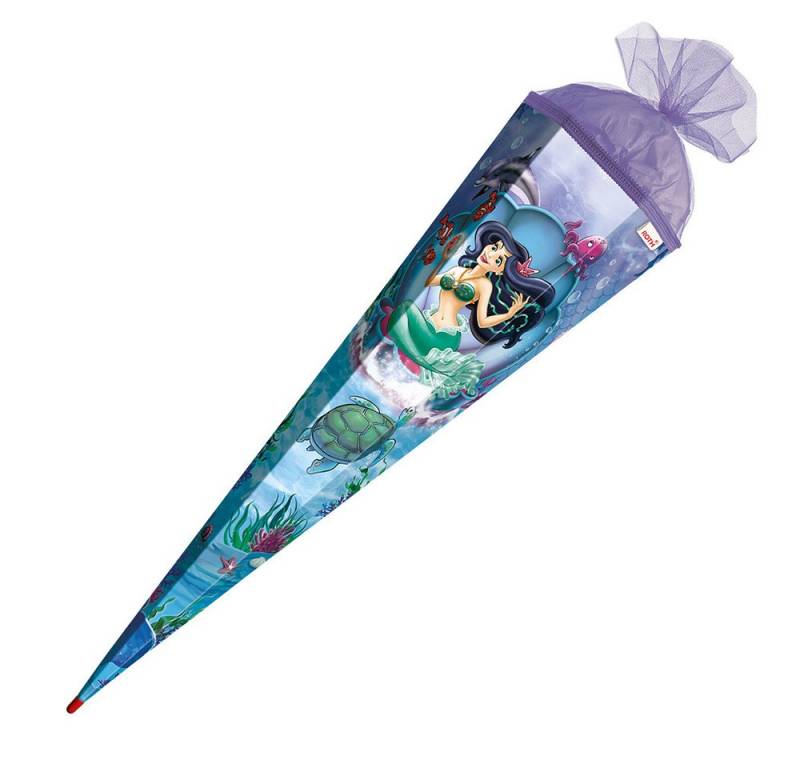 Roth Schultüte Roth Schultüte Meerjungfrau eckig Schutzspitze Tüllverschluss 85cm von Roth