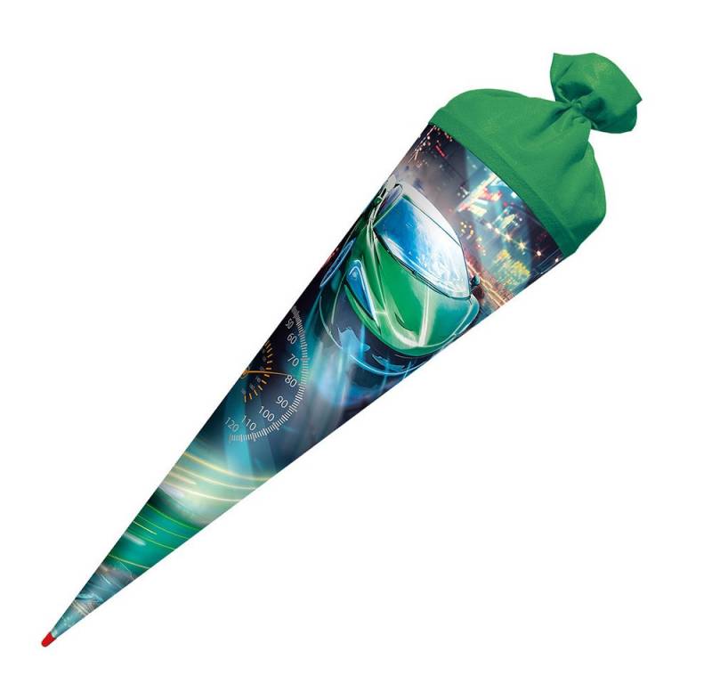 Roth Schultüte Roth Schultüte Racing rund Schutzspitze Filzverschluss 70cm von Roth