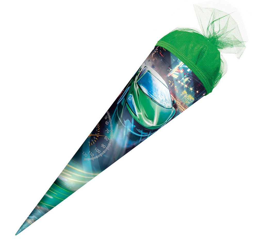 Roth Schultüte Roth Schultüte Racing rund Tüllverschluss 50cm von Roth