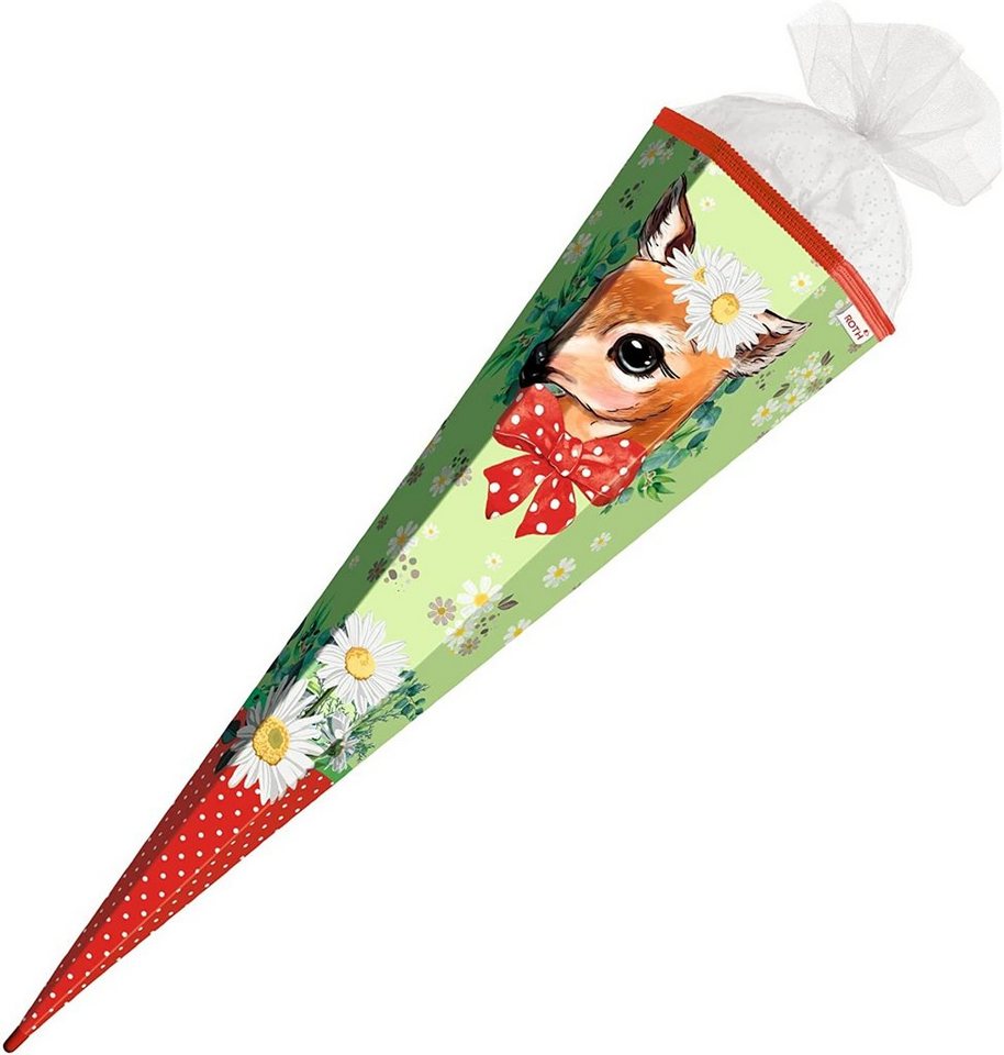 Roth Schultüte Schultüte / Zuckertüte / 85cm / eckig / "Reh" von Roth