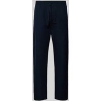 ROTHOLZ Relaxed Fit Stoffhose mit Streifenmuster in Dunkelblau, Größe 48 von Rotholz