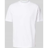 ROTHOLZ T-Shirt mit Turtleneck Modell 'Big Collar' in Offwhite, Größe XXL von Rotholz