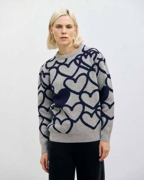 Rotholz Affection Strick Sweatshirt Recycelte Wolle - Hellgrau Rotholz Affection Strick Sweatshirt Recycelte Wolle - Hellgrau von Rotholz