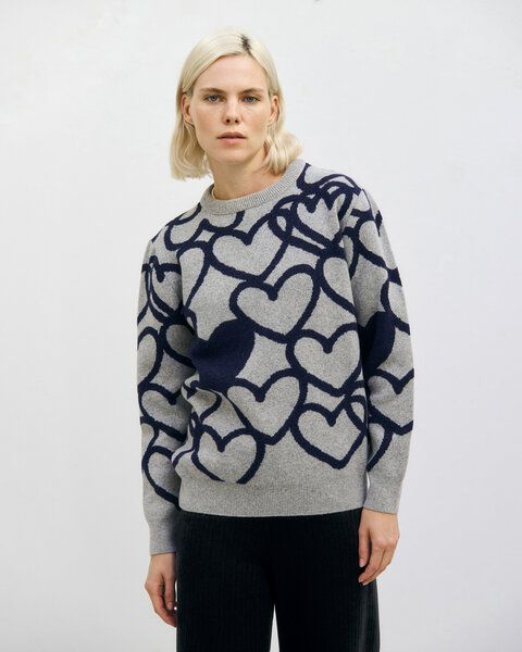 Rotholz Affection Strick Sweatshirt Recycelte Wolle - Hellgrau Rotholz Affection Strick Sweatshirt Recycelte Wolle - Hellgrau von Rotholz