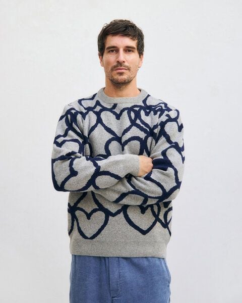 Rotholz Affection Strick Sweatshirt Recycelte Wolle - Hellgrau Rotholz Affection Strick Sweatshirt Recycelte Wolle - Hellgrau von Rotholz