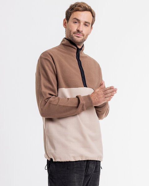 Rotholz Bio Half Zip Sweatshirt von Rotholz