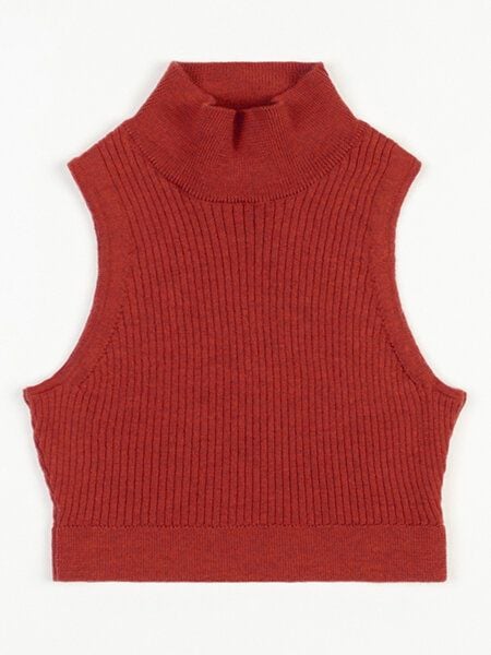 Rotholz Knit Singlet - Damen Top aus Merinowolle von Rotholz