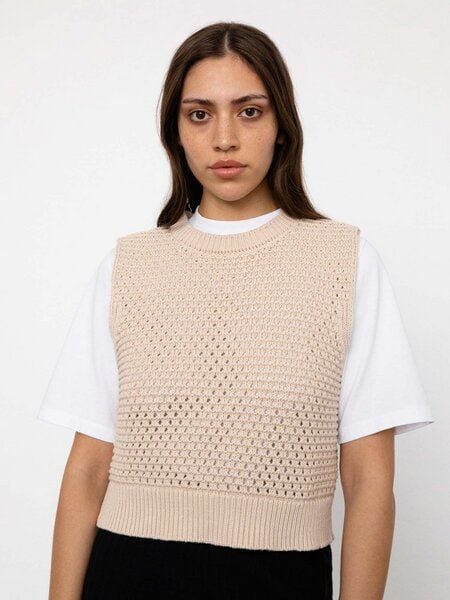 Rotholz Knit Vest - Damen Weste aus Bio-Baumwolle von Rotholz