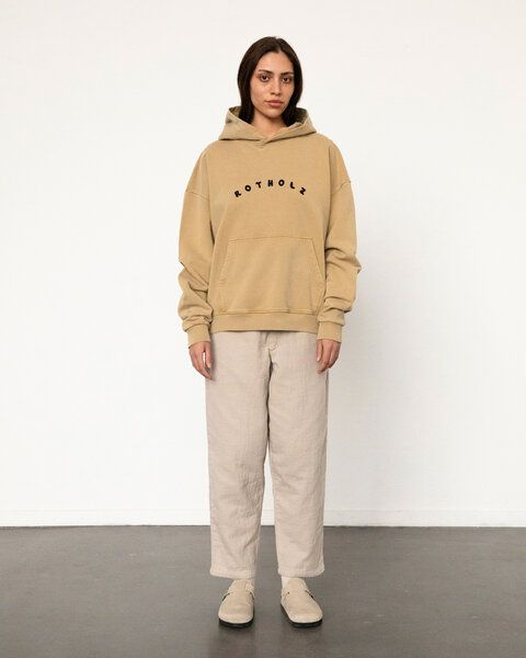 Rotholz Logo Hoodie Bio Baumwolle von Rotholz