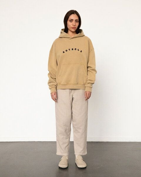 Rotholz Logo Hoodie Bio Baumwolle von Rotholz