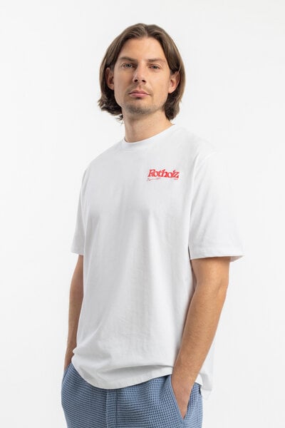 Rotholz Retro Logo T-Shirt Bio Baumwolle von Rotholz