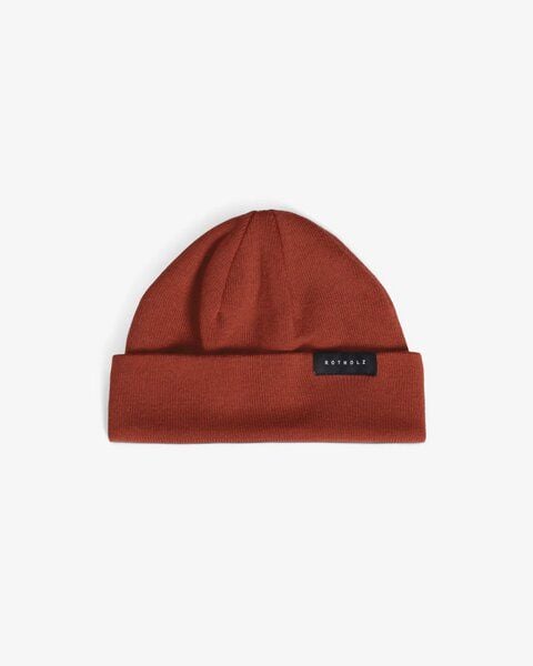Rotholz Short Fine Merino Beanie von Rotholz