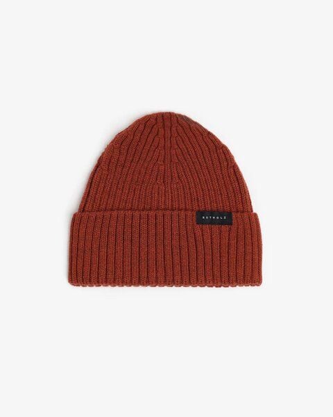 Rotholz Short Ribbed Merino Beanie von Rotholz