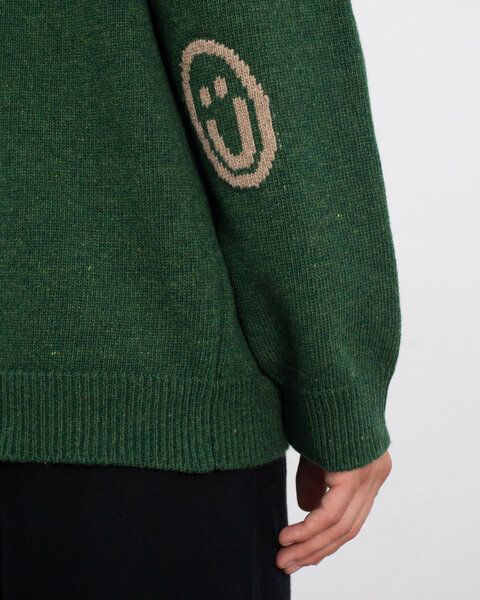 Rotholz Smiling Strickpullover aus recycelter Wolle von Rotholz