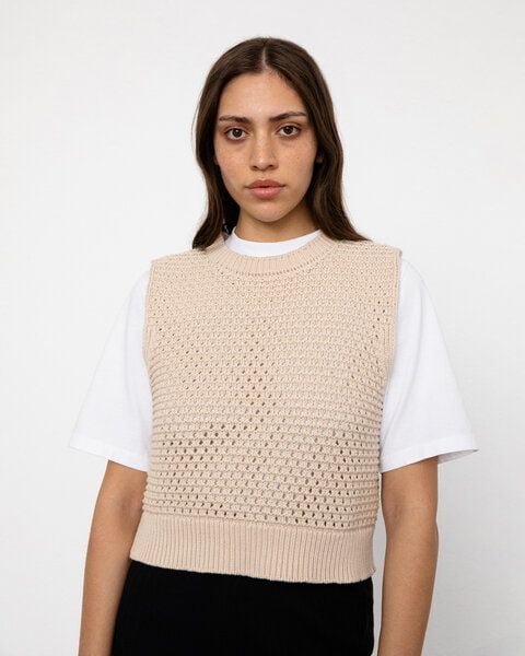 Rotholz Strickweste Bio Baumwolle von Rotholz