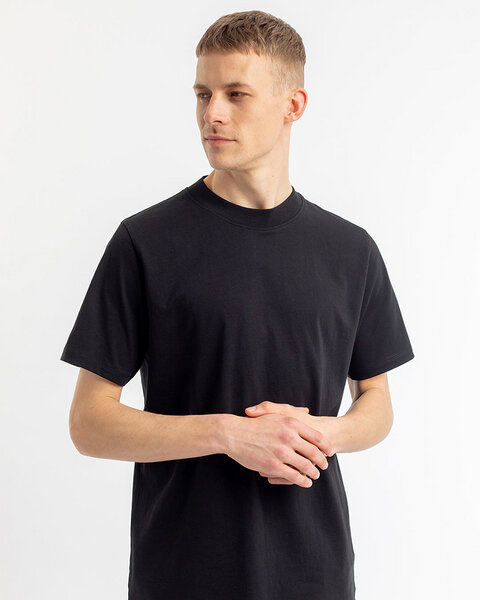 Rotholz T-Shirt mit breitem Kragen aus Bio-Baumwolle von Rotholz