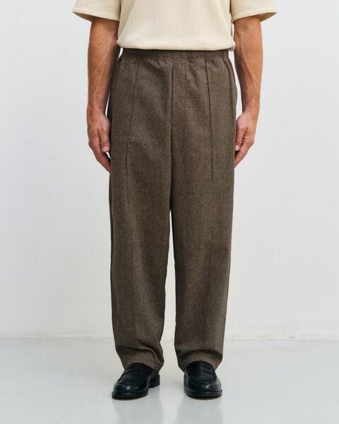 Rotholz Weite Bundfaltenhose Bio Baumwolle von Rotholz