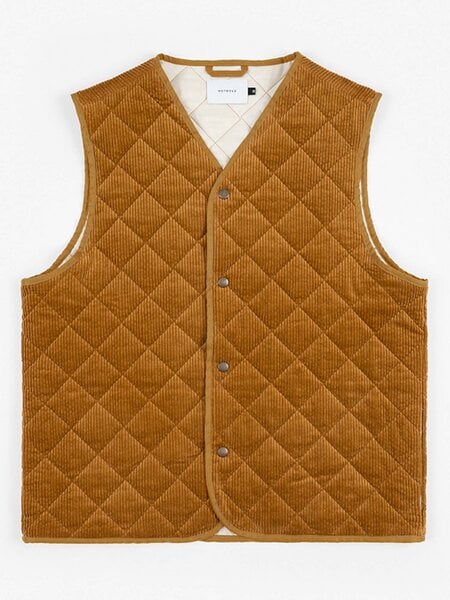 Rotholz Weste - Quilt Vest - aus Bio Baumwolle wattiert durch Polyester von Rotholz