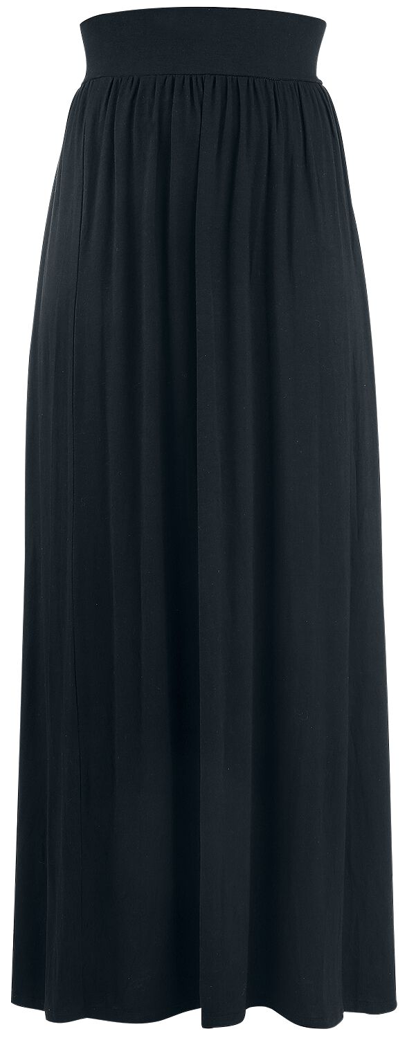 Rotterdamned Langer Rock - Long Skirt - XS bis 3XL - für Damen - Größe 3XL - schwarz von Rotterdamned