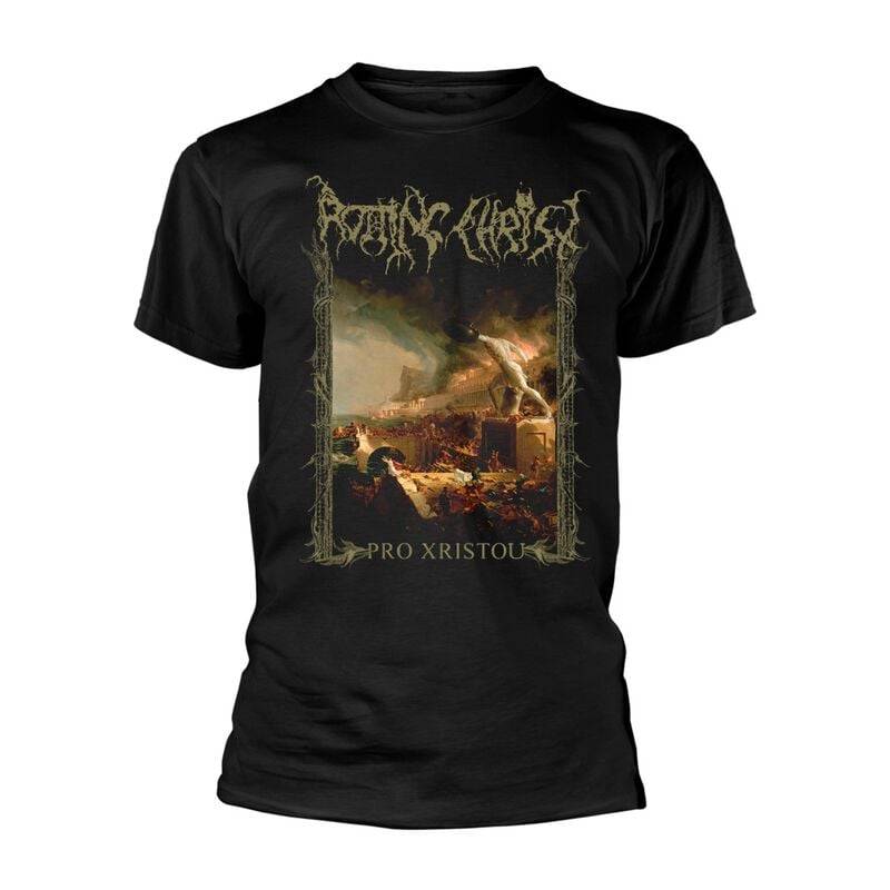 Rotting Christ Pro Xristou T-Shirt schwarz in M von Rotting Christ