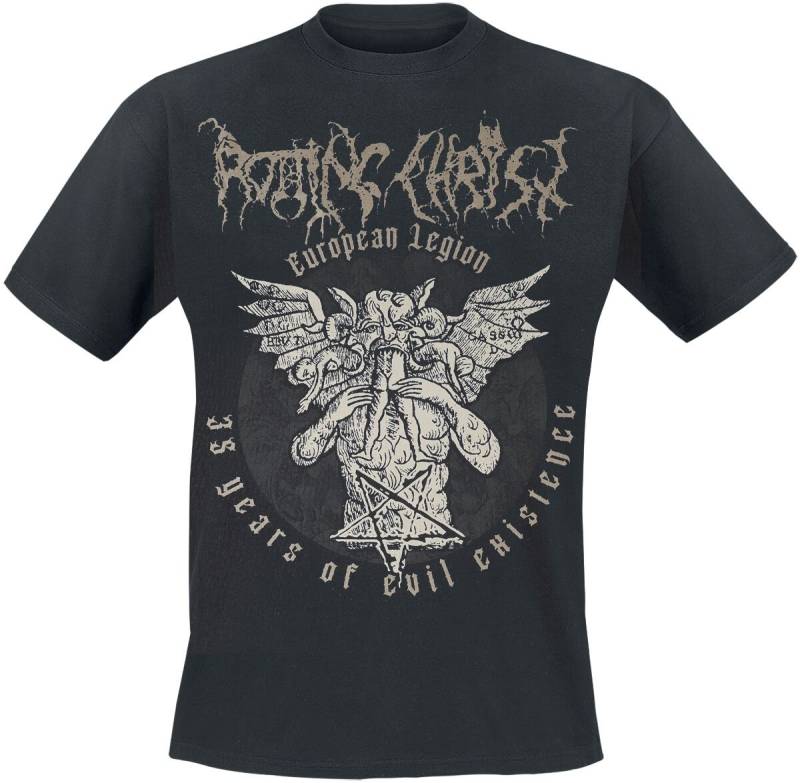 Rotting Christ T-Shirt - 35 Years Of Evil Existence - S bis XXL - für Männer - Größe XXL - schwarz  - Lizenziertes Merchandise! von Rotting Christ