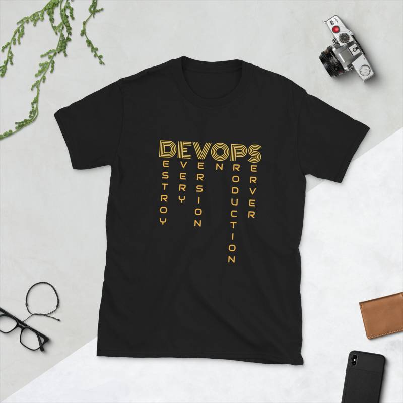 Devops, Destroy Every Version On Production Server, Shirt, Developer, Operations, Engineer, Geek, Geschenk von RouRouDesign