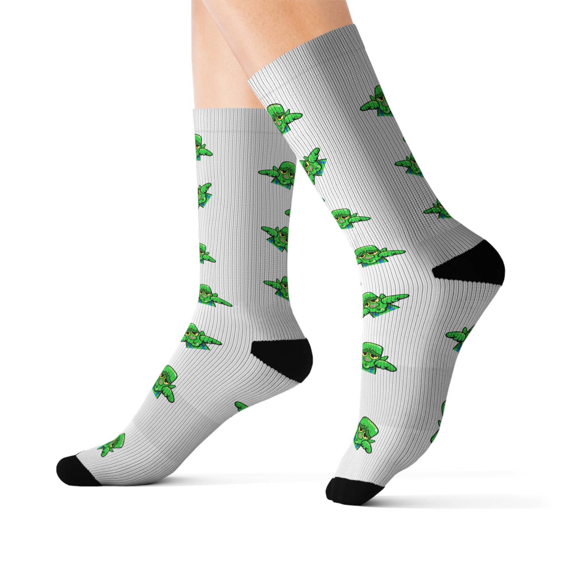 Fun & Quirky Goblin Socks From Clash Royale For Everyday Wear, Gift Gamers, Unique Accessories As Stocking Stuffer Fun & Quirky Goblin Socks From Clash Royale For Everyday Wear, Gift Gamers, Unique Accessories As Stocking Stuffer von Roubinsolvent