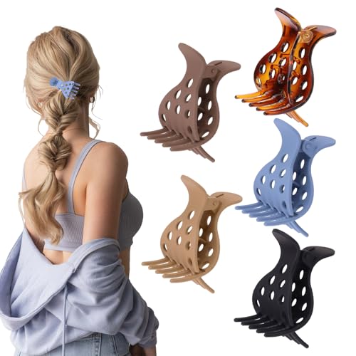 10 Packungen Haarklammern Volume Clips Klauen Klemmen, Frauen Volumen Haarwurzelklammern Styling Bouncy Keine Falten Fluffy Dichtes Dünn von Roucerlin