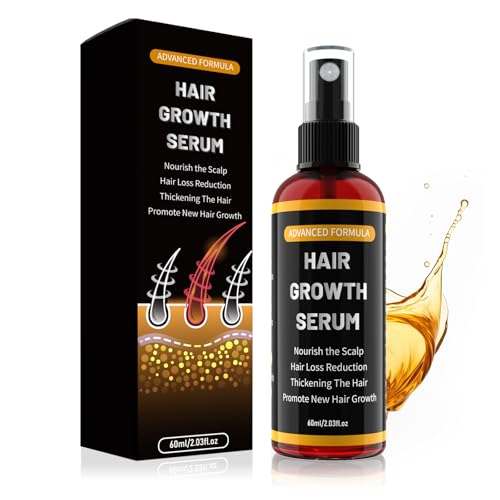 Haarwachstumsserum Spray für Männer/Frauen,haarwachstum beschleunigen,Mit Biotin und Rosmarin für Haarwachstumsöl, haaröl wachstum,bart wachstum,Sanft,Trocken,60ml Haarwachstumsserum Spray für Männer/Frauen,haarwachstum beschleunigen,Mit Biotin und Rosmarin für Haarwachstumsöl, haaröl wachstum,bart wachstum,Sanft,Trocken,60ml von Rouclo