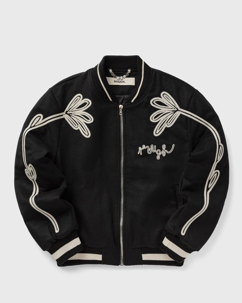 Rough. FLORAL VARSITY JACKET men Bomber Jackets|College Jackets brown in Größe:L von Rough.