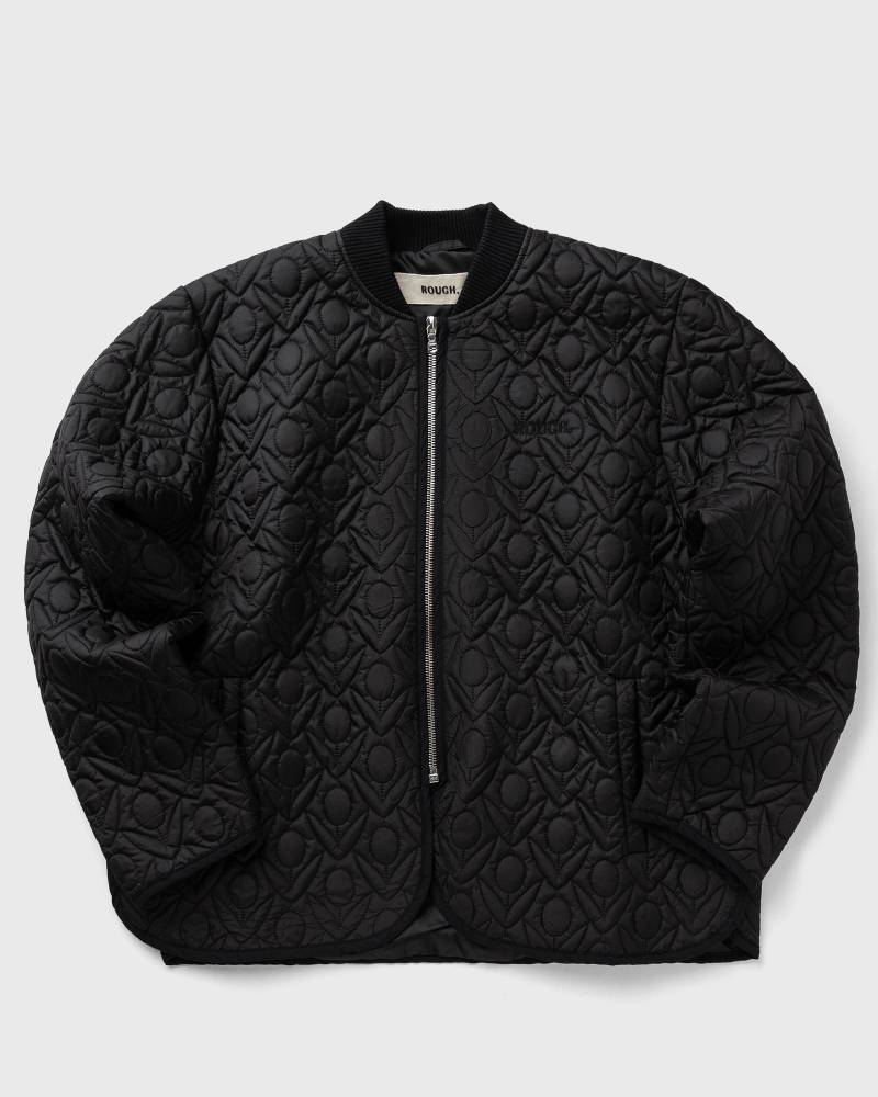 Rough. OLIVE PADDED JACKET men Bomber Jackets black in Größe:M von Rough.