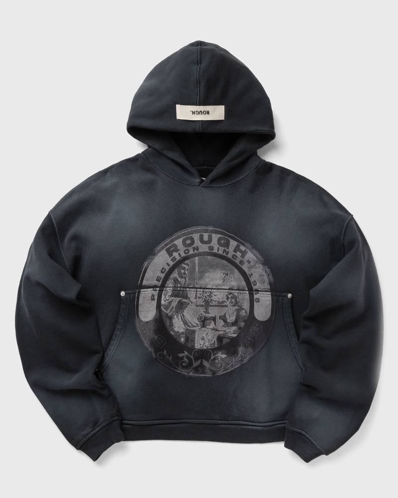 Rough. SINGER EMBLEM HOODIE men Hoodies black in Größe:L von Rough.
