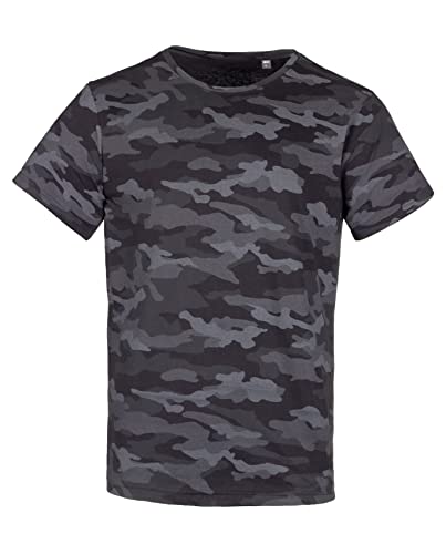 Roughtex Camo T-Shirt Herren Baumwolle Army BW Camouflage Tarnmuster Dark L von Roughtex