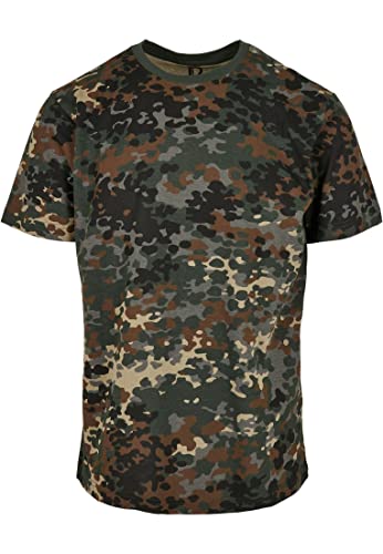 Roughtex Camo T-Shirt Herren Baumwolle Army BW Camouflage Tarnmuster Flecktarn XXL von Roughtex