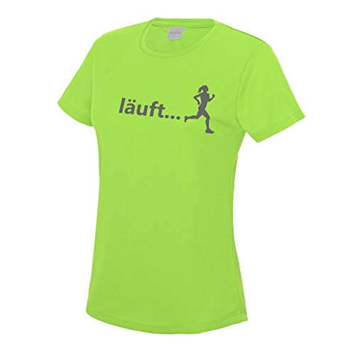 Roughtex Damen Sportshirt „läuft“ | Funktionsshirt Laufshirt atmungsaktiv | Schnell trocknend & vegan | XS–XXL | Neon & Basicfarben neongrün grau L Roughtex Damen Sportshirt „läuft“ | Funktionsshirt Laufshirt atmungsaktiv | Schnell trocknend & vegan | XS–XXL | Neon & Basicfarben neongrün grau L von Roughtex