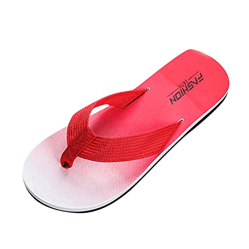 Rouingdd Flip Flops Herren Sommerschuhe mit Arch Support Freizeit Pantoletten Surfen Rutschfest Bequem Zehentrenner Outdoor Atmungsaktiv Strandschuhe Weite Comfy Badelatschen Beach Hausschuhe von Rouingdd