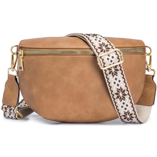 Roulens Kleine Damen Umhängetaschen,Elegant Bauchtasche Damen,Umhängetasche aus Veganes PU Leder,Crossbody Bag Damen,RFID Blockierung Kartenschlitz Brusttasche mit Verstellbar Abnehmbar Breiter Gurt Roulens Kleine Damen Umhängetaschen,Elegant Bauchtasche Damen,Umhängetasche aus Veganes PU Leder,Crossbody Bag Damen,RFID Blockierung Kartenschlitz Brusttasche mit Verstellbar Abnehmbar Breiter Gurt von Roulens