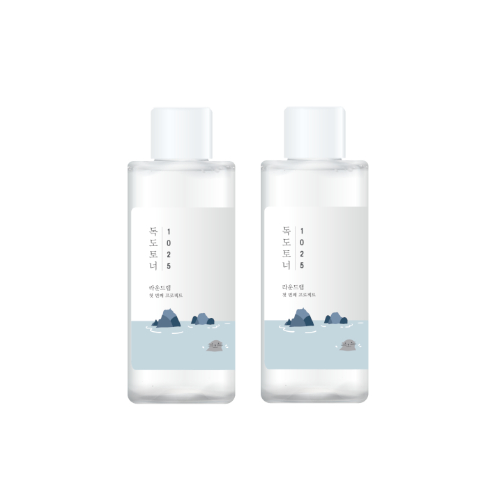Round Lab - 1025 Dokdo Toner - 100ml (2ea) Set von Round Lab