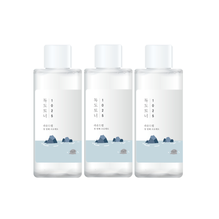 Round Lab - 1025 Dokdo Toner - 100ml (3ea) Set von Round Lab