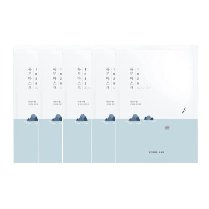 Round Lab - 1025 Dokdo Water Gel Mask Sheet - 30ml (5ea) Set von Round Lab