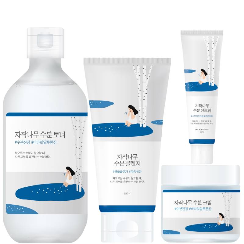 Round Lab Birch Juice Soothing Routine von Round Lab