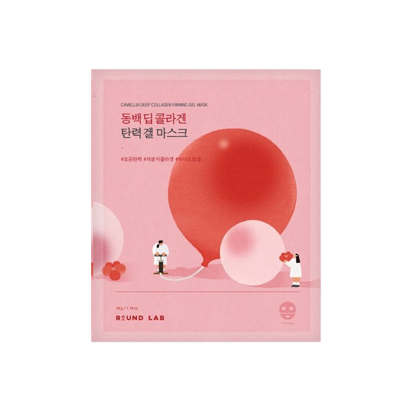 Round Lab - Camellia Deep Collagen Firming Gel Mask - 34g von Round Lab